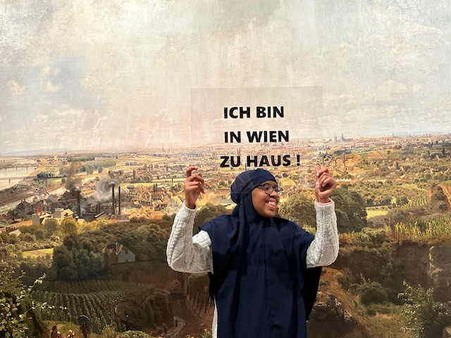 Kunstprojekt "Ich bin in Wien zu Haus!" - Teilnehmerin im Wienmuseum