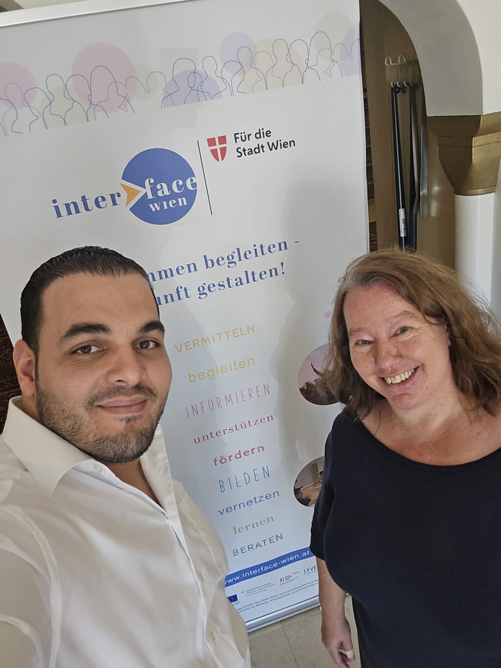 das Interface Wien Team am Infotag zu Aus- und Weiterbildung 20.09.
