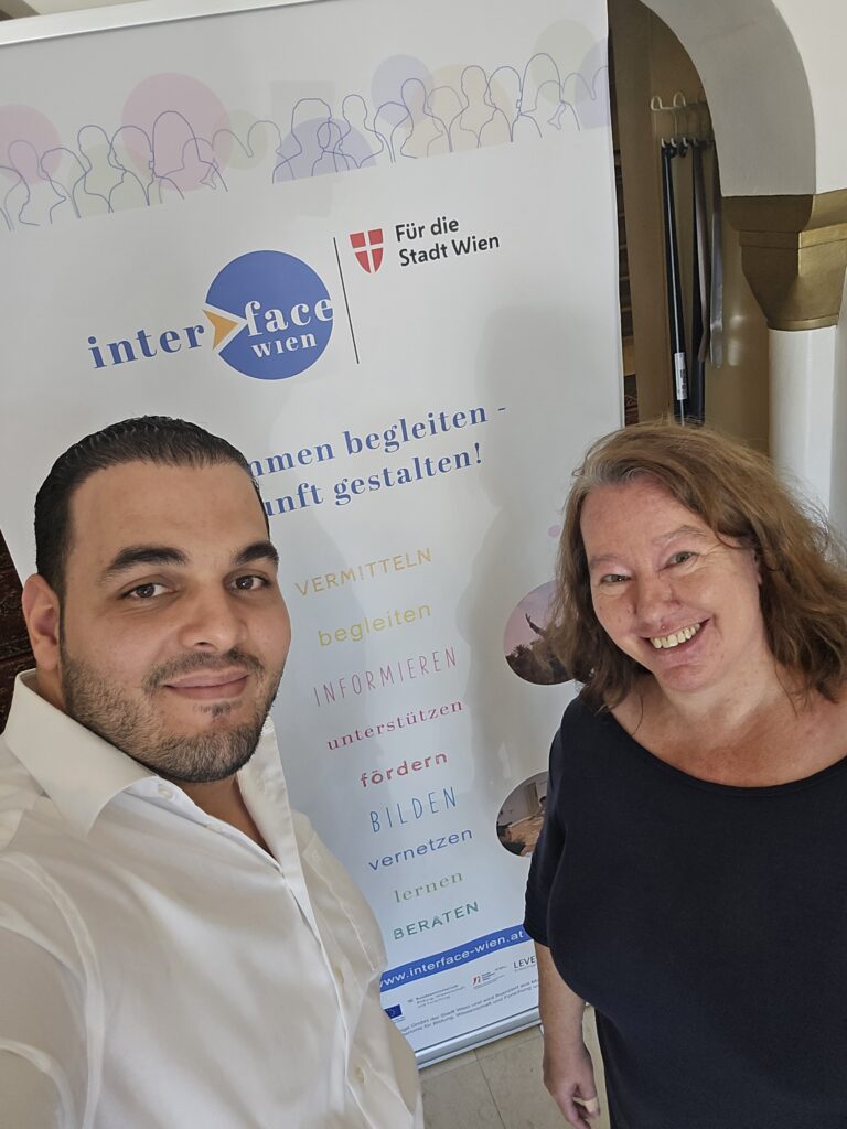 das Interface Wien Team am Infotag zu Aus- und Weiterbildung 20.09.
