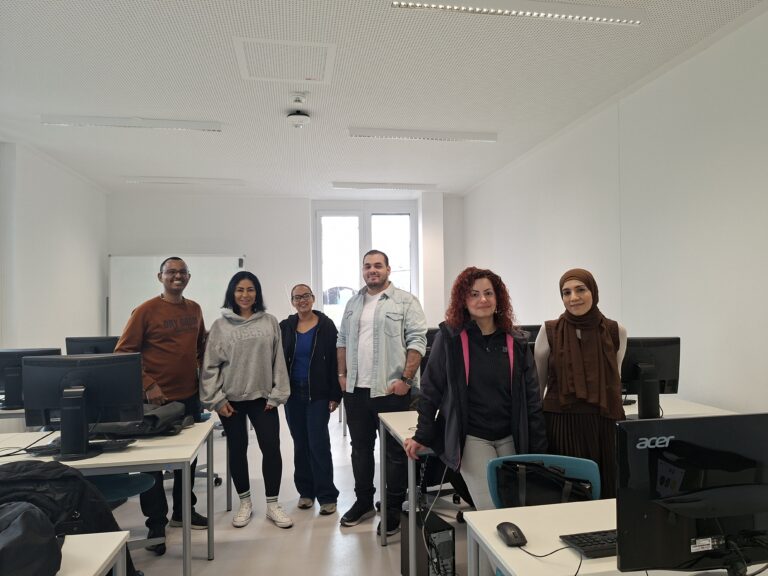 Besuch Berater*innen der Startbegleitung von Interface Wien bei dem BPI der ÖJAB